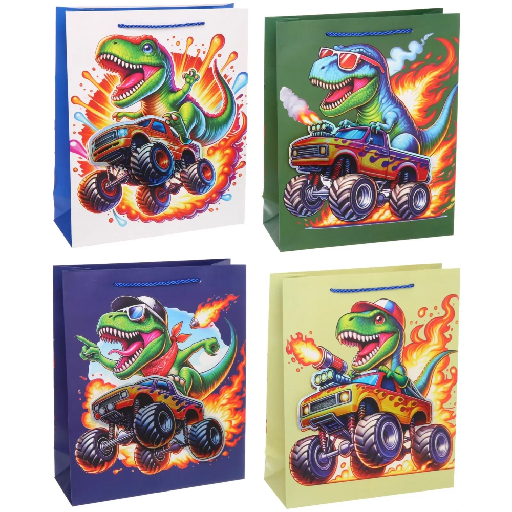 Пакет подарочный «Мой динозавр» 26*32*10 см