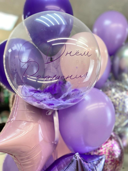 Воздушные шары с перьями №585