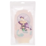 Мочалка-варежка для тела детская «MIR KRASOK», русалочка Глория, цвет как на фото, 23*15см, (ZIP пакет)