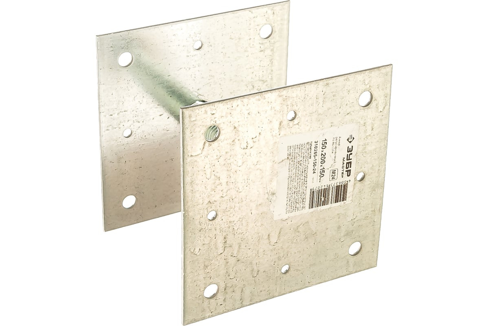 Анкер регулируемый по высоте, 150х150х200мм, М24, ЗУБР