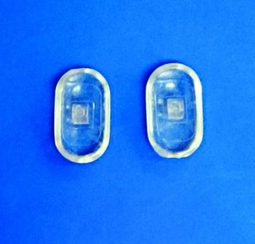 Носоупор парный мягкий на защелке L019 (11 мм), 10 пар