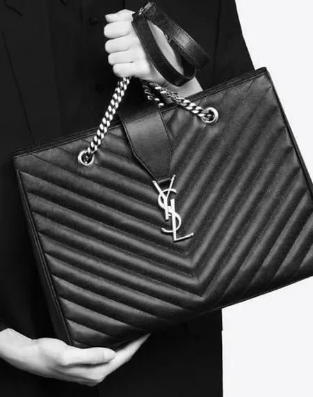 Сумка-тоут Saint Laurent с монограммой