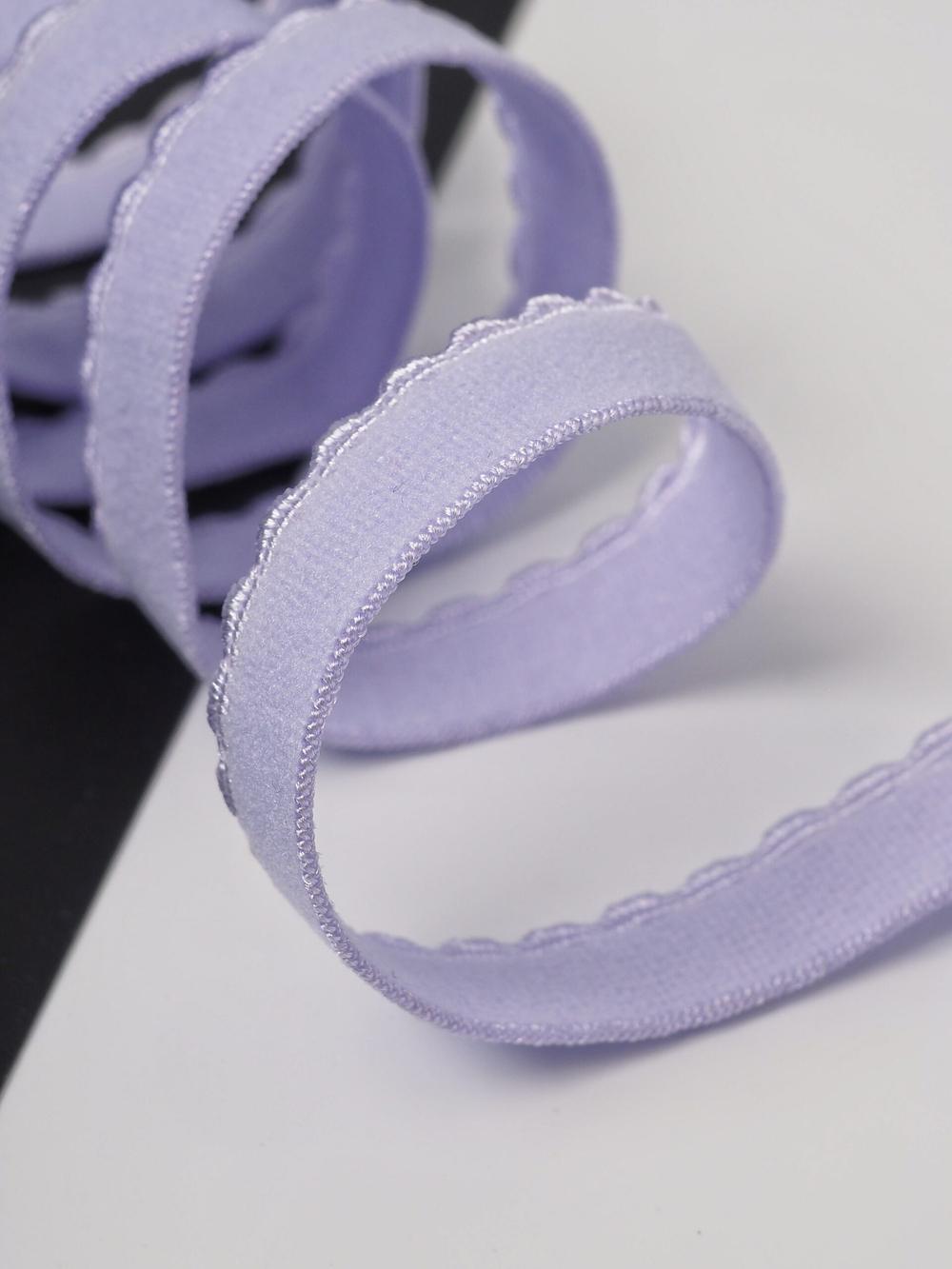 Резинка отделочная орхидея ажурная ширина 10 мм с учетом фестона