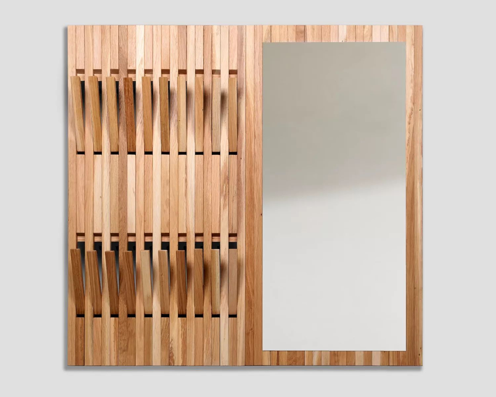 Вешалка настенная Пиафорте 1195х630 деревянная