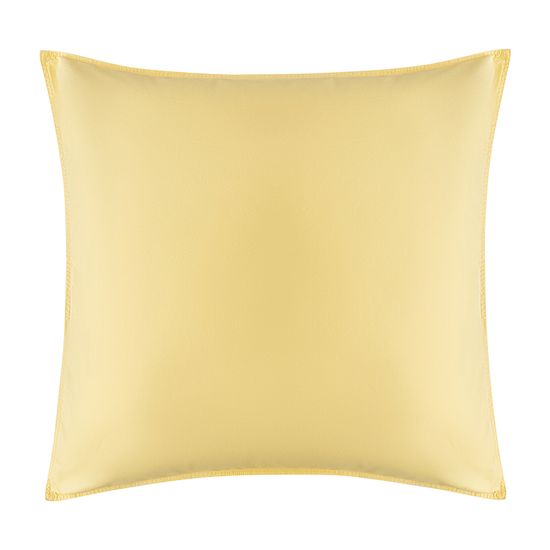 Набор наволочек из стираного перкаля светло-желтого цвета из коллекции essential, 70х70 см