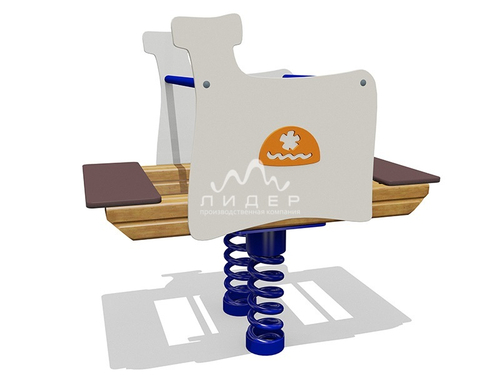 Качели-балансир на пружине “Печка”