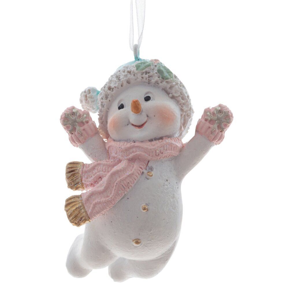 GAEM Изделие декоративное подвесное "Снеговик", L5 W3,5 H7 см, 2в.