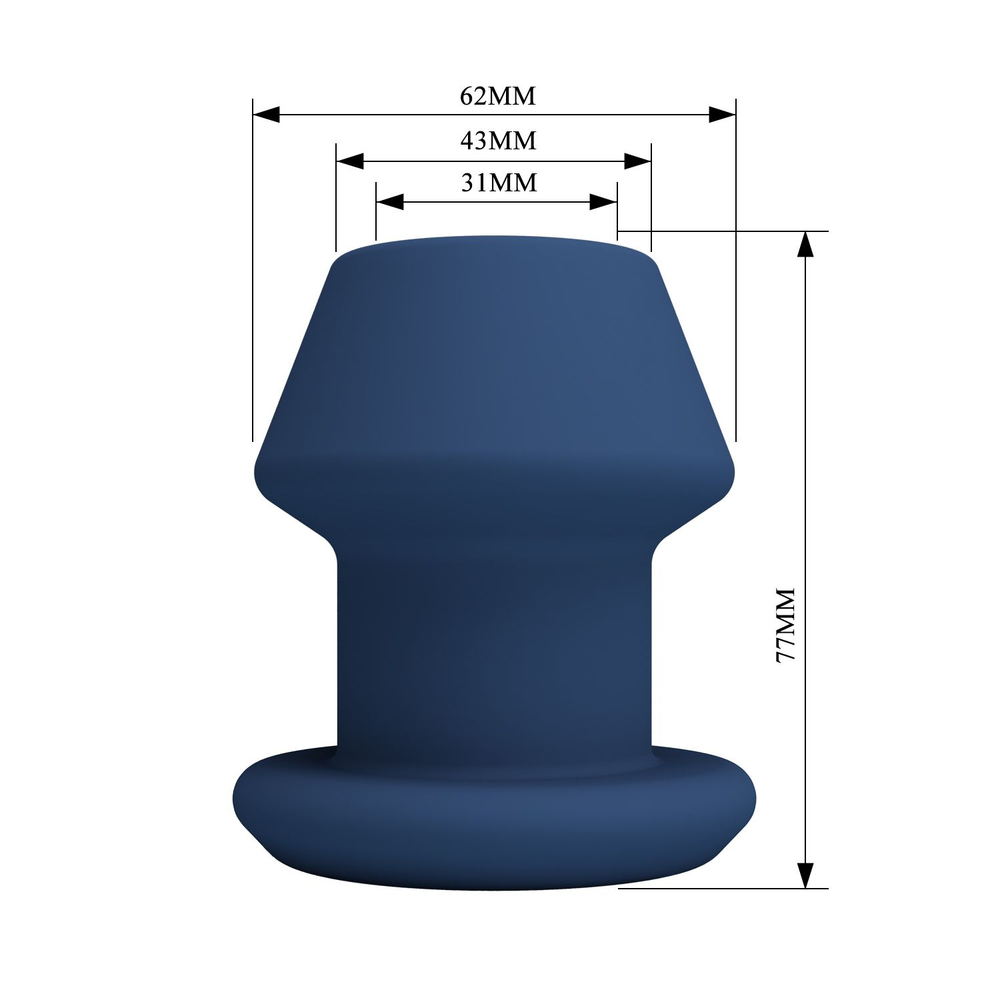 Анальный расширитель Jack Anal Plug S Baile с полым тоннелем