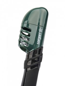 Трубка Sargan Неос черный/зеленый