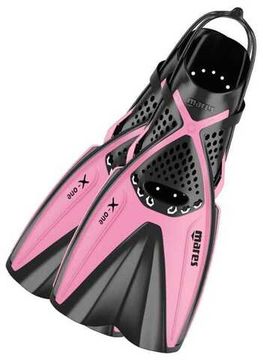 Ласты регулируемые Mares X-One JR черный/розовый