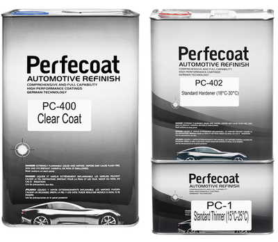 Perfecoat PC400 MS Акриловый лак 5л Набор 3в1 (PC4005L -PC402 2.5л-PC1 1л)