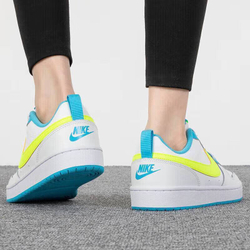 Женские кроссовки Nike Court Borough Low 2 'White Baltic Blue Volt' BQ5448-122