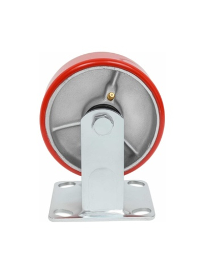 Колесо промышленное неповоротное с подшипником 125мм ПУ/чугун Gigant G-04-09-36