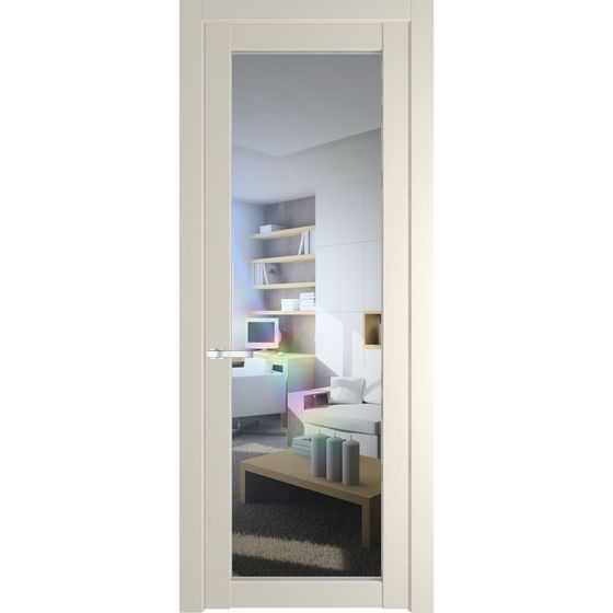 Межкомнатная дверь эмаль Profil Doors 2.1.2PD кремовая магнолия остеклённая