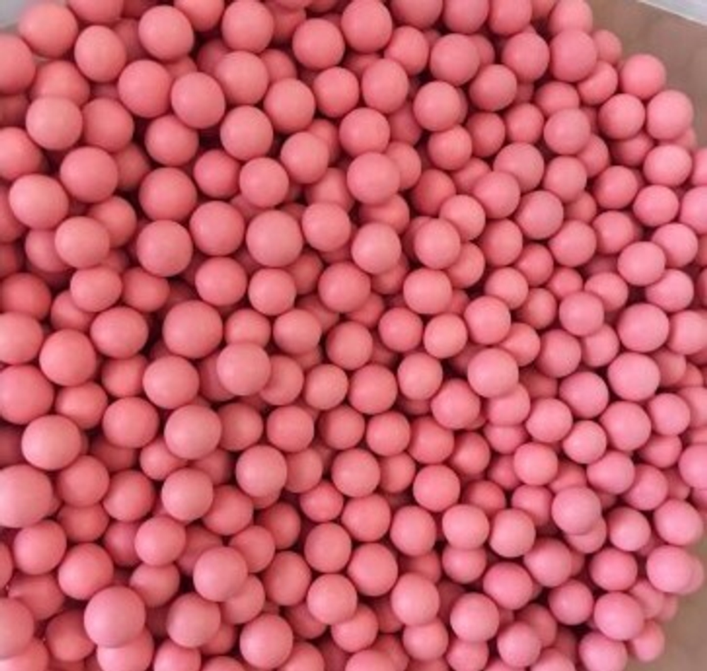 Посыпка жемчуг сахарный Розовый яркий 5мм 50 гр.