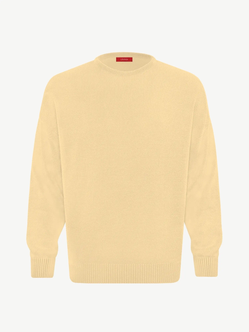 Джемпер оверсайз из хлопка