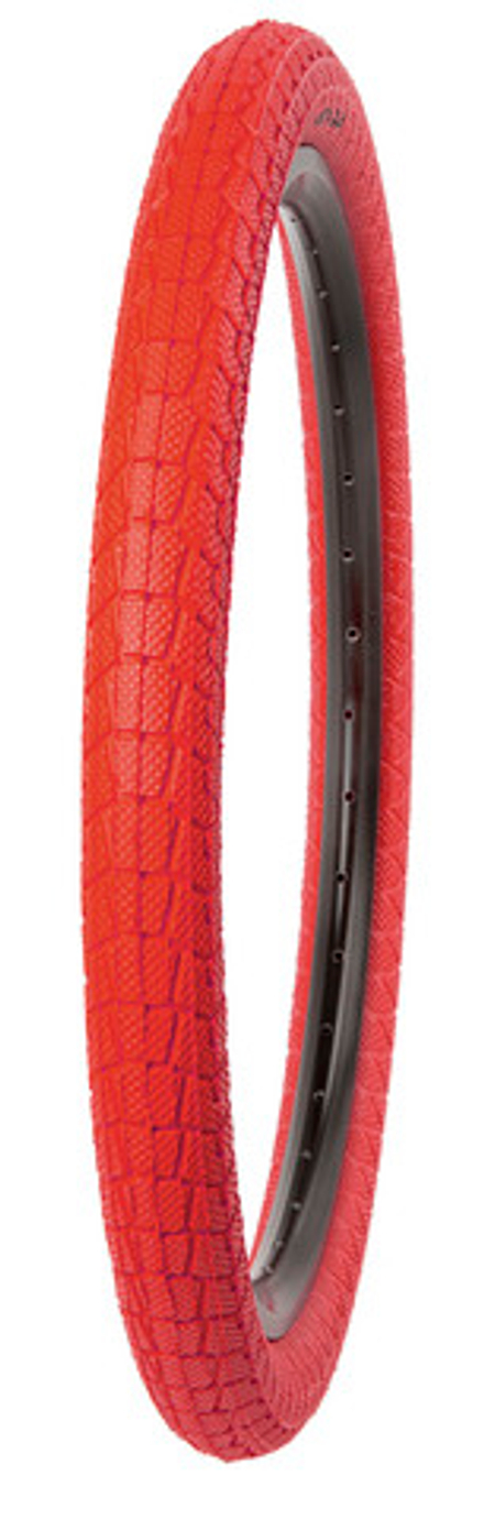 Покрышка 20"х1.95 (50-406) K907 KRACKPOT (2,8-4,6 Bar) низкий КРАСНАЯ (25) KENDA