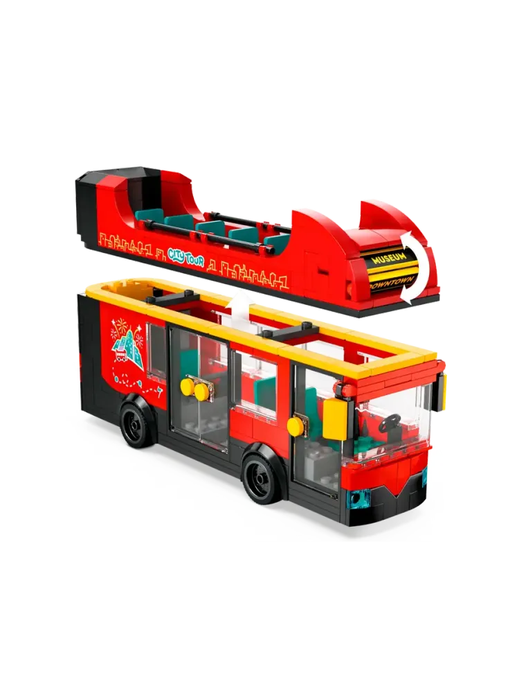 Конструктор City 60407 Двухэтажный экскурсионный автобус