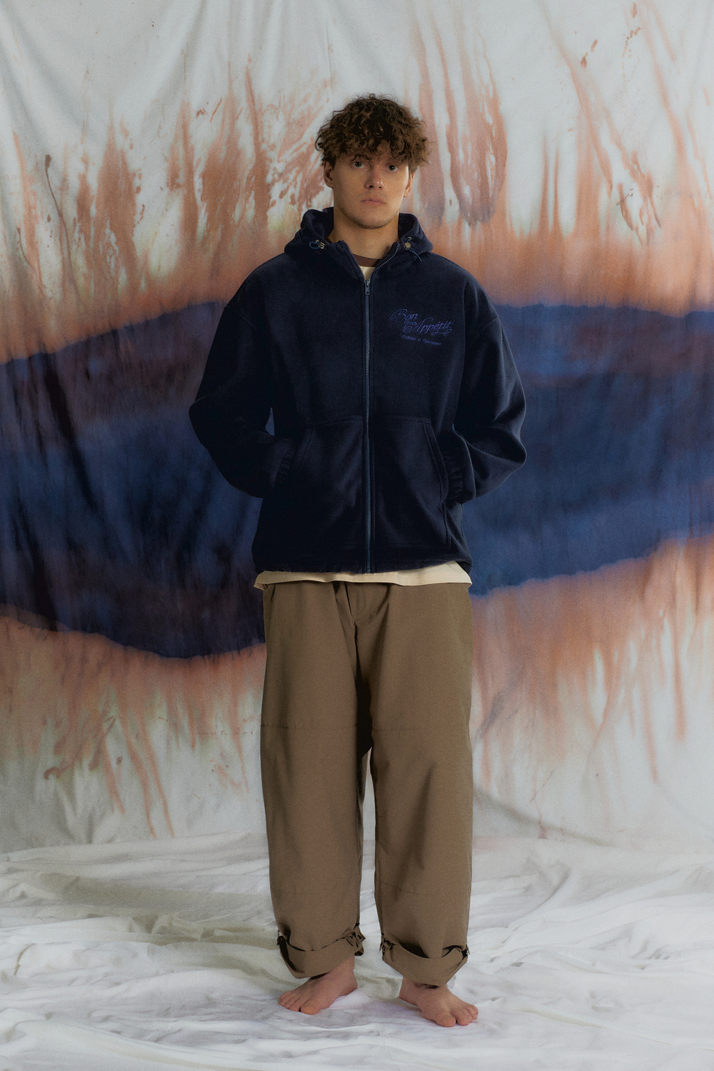 Худи Called a Garment Voyageur St Zip "Navy"