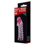Насадка на фаллос 11,7см с закрытой головкой Baile Male-Wear net Sleeve BI-026200