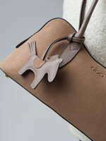 Замшевая сумка Jockey DBR 31168 серо-коричневый