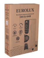 Масляный радиатор Eurolux ОМ-EU-9НВ с вентилятором