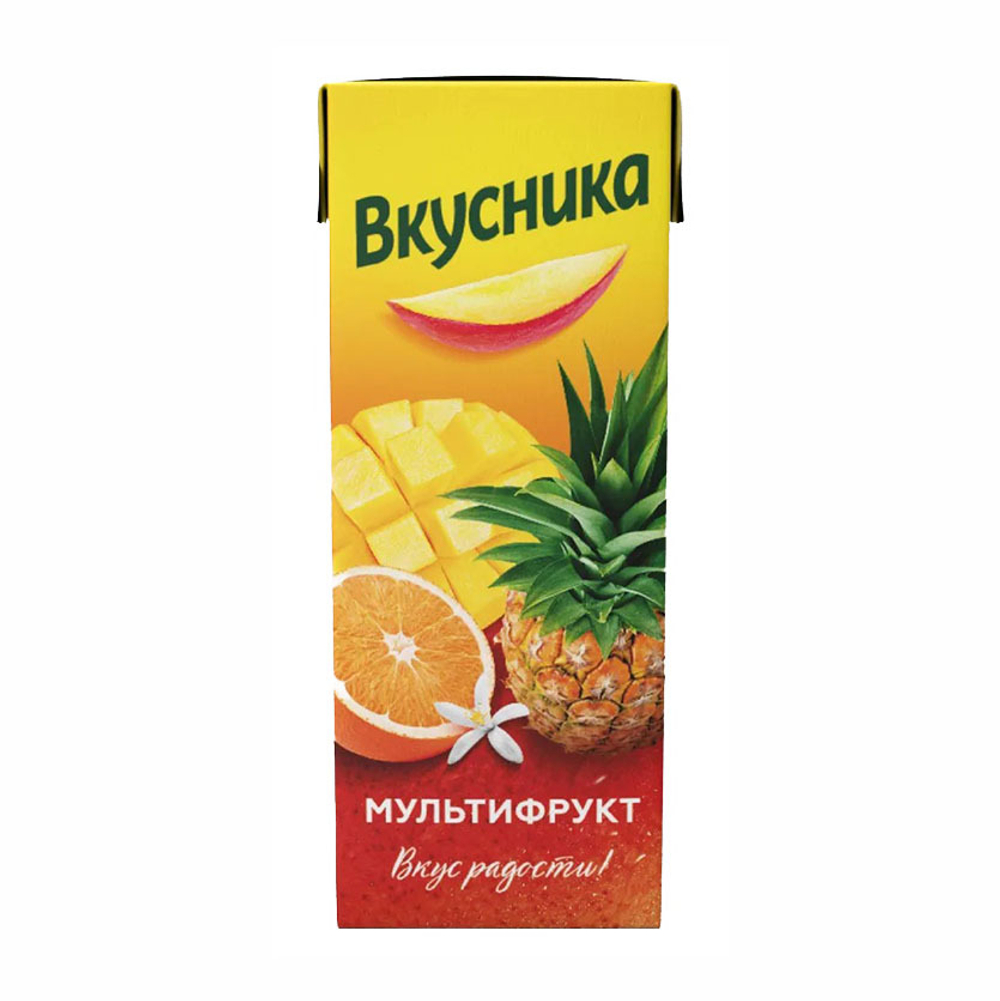 Напиток ВКУСНИКА Мультифрукт 0,2л