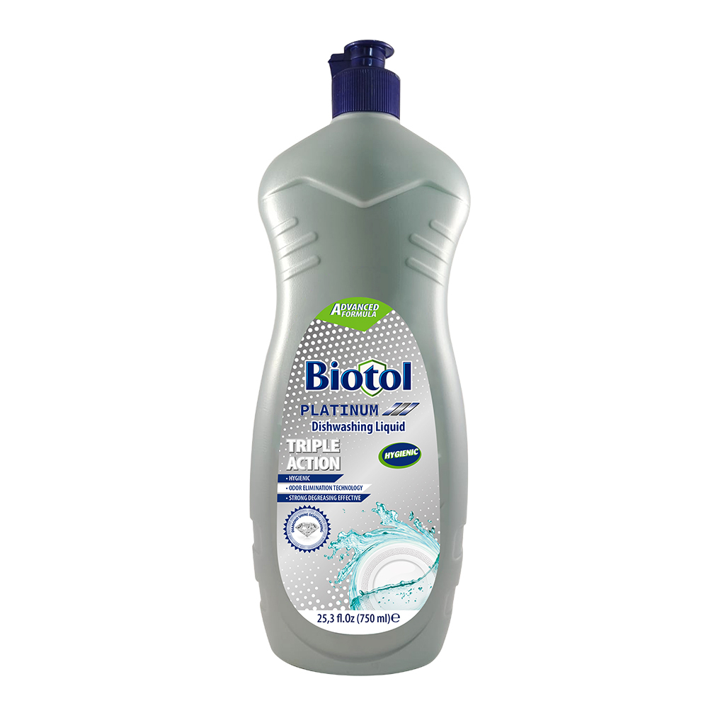 Жидкость для мытья посуды Biotol Platinum 750 мл (h)