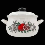 Кастрюля эмалированная 4,5л «Цвет граната» 3915АП2/4Жм