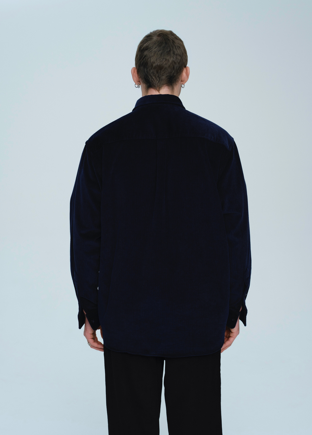 Рубашка из вельвета | dark blue