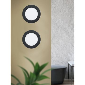 Светодиодный встраиваемый светильник 5,5W 3000K 99143 черный FUEVA 5 Eglo