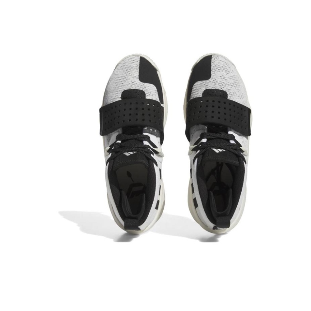 Мужские кроссовки Adidas Dame 8 EXTPLY 'White Black' ID5678