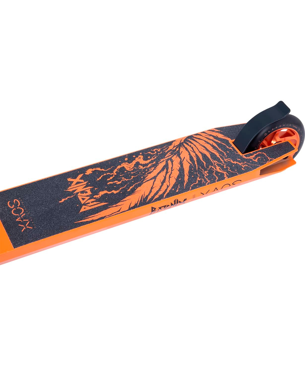 БЕЗ УПАКОВКИ Самокат трюковый Phoenix Orange 100 мм