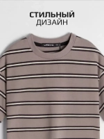 Футболка для девочки в полоску y2k