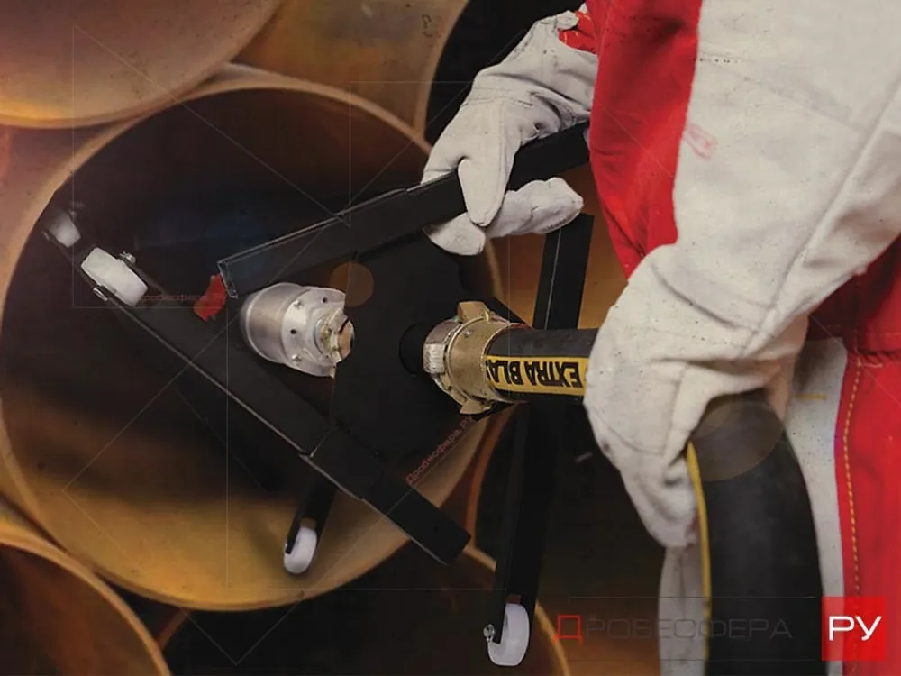 Устройство для очистки труб изнутри РВТ-2