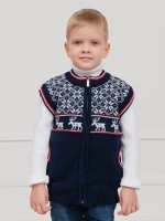 Жилет вязаный