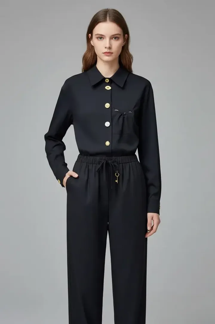 Женский льняной костюм «LEN»