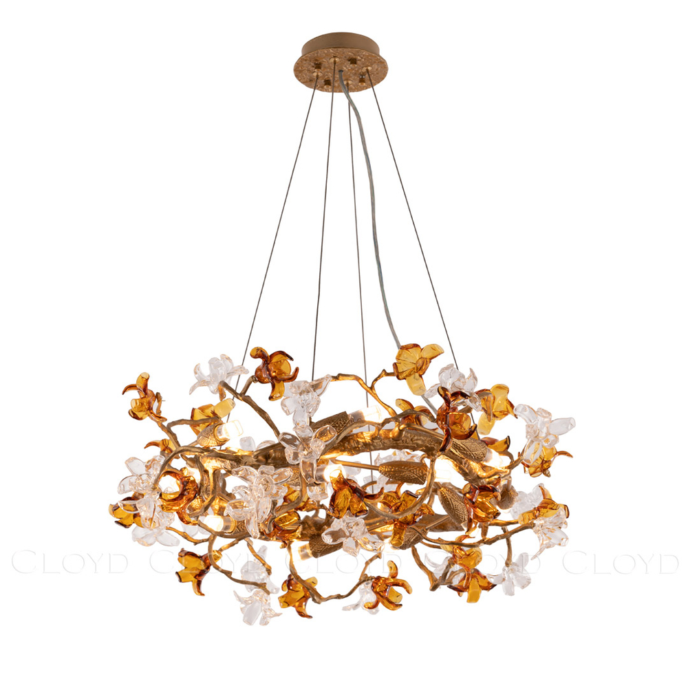 Люстра Cloyd GUATEMALA C14 / Ø60 см - латунь (арт.11215)