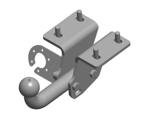 Фаркоп на VOLKSWAGEN AMAROK (2010) (без электрики, паспорт/сертификат в комплекте) Автос.VW 34