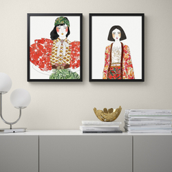 IKEA BILD  (ИКЕА БИЛД)  -  Плакат, модели, 40x50 см