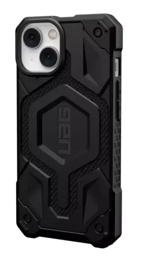 Чехол с поддержкой MAGSAFE Uag Monarch Pro для iPhone 14 6.1", цвет чёрный (Kevlar-Black)