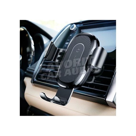 Держатель Baseus WXYL-01 бесп. зарядка чёрный