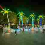 Банджи-батут «Тропический рай», 1-местный, 2×2×4 м