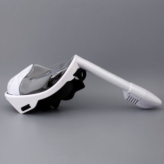 Маска полнолицевая Sargan Планета океан белая/черная