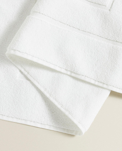 Zara Home - Нескользящий коврик для ванной из хлопка, белый, 55x80 см