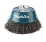 Щетка проволочная чашечная (d100 мм, толщ. проволоки 0.3 мм, гофрированная, металл, M14х2) Makita D-29284 M14х2 100 мм Чашечная 0,3 мм Металл Гофрированная проволока