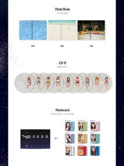 Альбом Twice - Summer Nights 2nd Special Album 3 Version SET