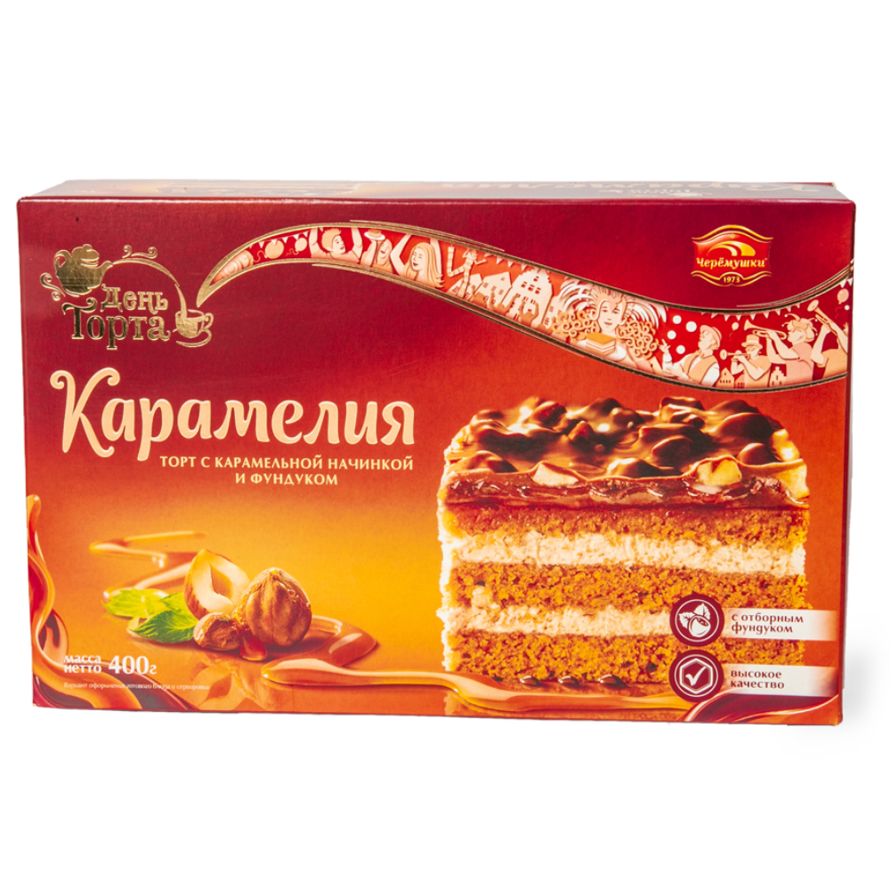Торт День Торта Карамелия 400 гр