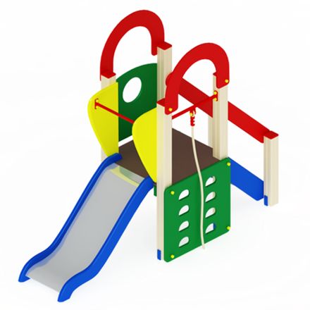 Игровое уличное оборудование Горка Малыш Н-750 ИО 401