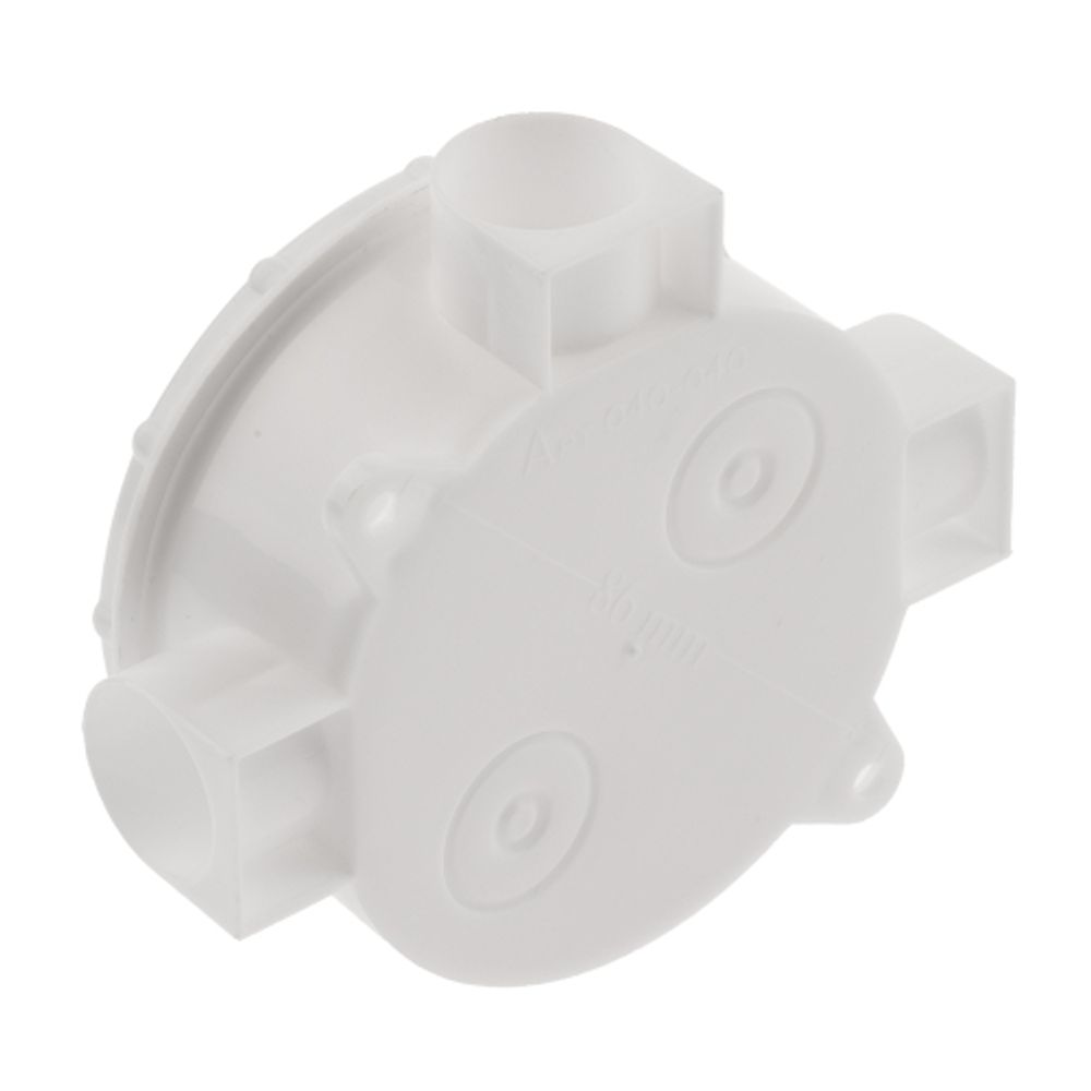 Распаячная коробка ЭРА KOR-70-35-3-w открытой установки белая 70х35мм трехрожковая IP42